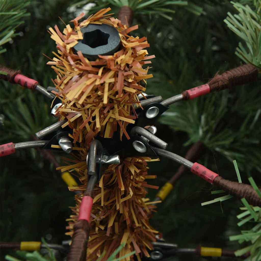 vidaXL Künstlicher Weihnachtsbaum mit 150 LEDs Grün 150 cm PE und PVC