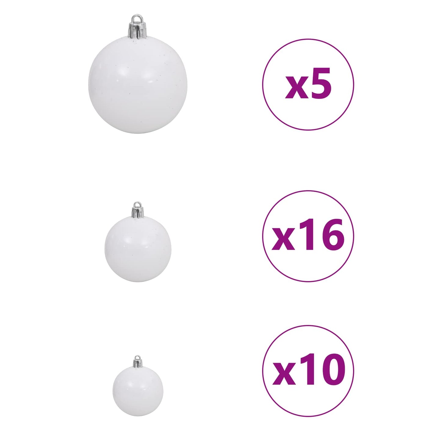 vidaXL Künstlicher Weihnachtsbaum mit 300 LEDs Grün 210 cm PE und PVC