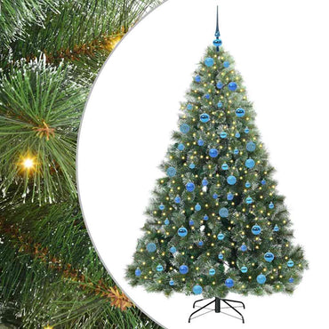 vidaXL Sapin de Noël artificiel avec 300 LED Vert 180 cm PE et PVC