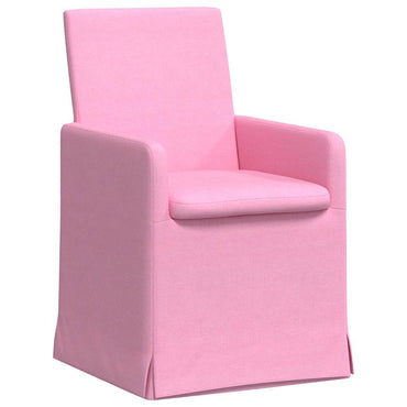 vidaXL Esszimmerstühle 2 pcs Rosa 57 x 67 x 95 cm Stoff