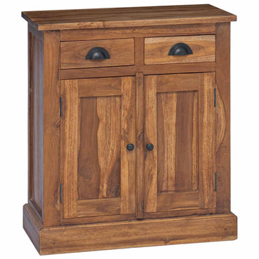 vidaXL Aufbewahrungsschrank Natur 65 x 30 x 75 cm Massivholz Teak