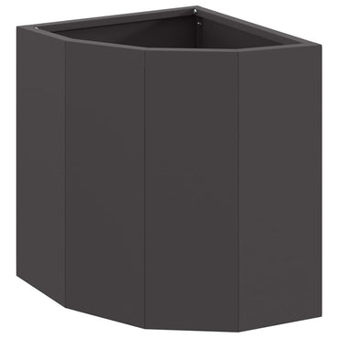 vidaXL Eckpflanzer Schwarz 30 x 30 x 35 cm Stahl