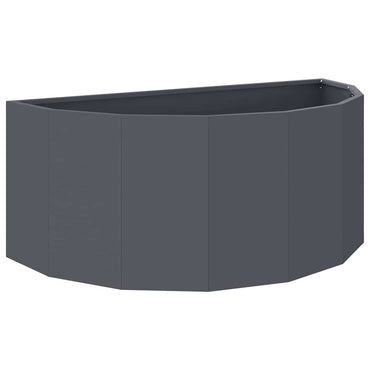 vidaXL Pflanzkübel Anthrazit 90 x 45 x 35 cm Stahl