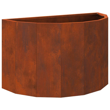 vidaXL Pflanzkübel Rostig 60 x 30 x 35 cm Wetterfeststahl