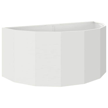 vidaXL Jardinière Blanc 120 x 60 x 50 cm Acier