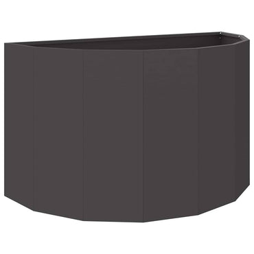 vidaXL Jardinière noire 90 x 45 x 50 cm acier