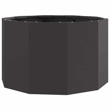 vidaXL Pflanzkübel Schwarz 60 x 60 x 35 cm Stahl
