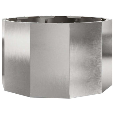 vidaXL Pflanzkübel Silber 60 x 60 x 35 cm Edelstahl