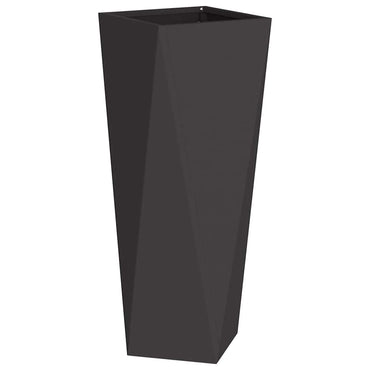 vidaXL Jardinière noire 30 x 30 x 75 cm Acier