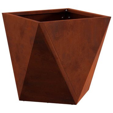 vidaXL Pflanzkübel Rostig 30 x 30 x 30 cm Wetterfeststahl