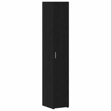 vidaXL Meuble haut 2 pcs Noir aspect chêne 30 x 42,5 x 185 cm