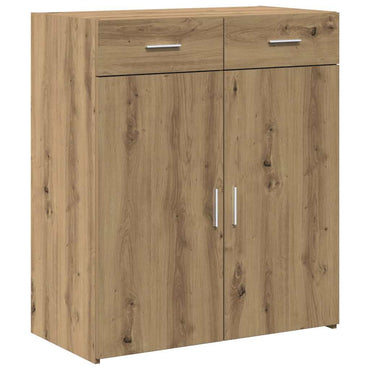 vidaXL Meuble de salle de bain chêne artisan 80 x 42,5 x 93,5 cm aggloméré