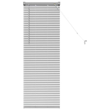 vidaXL Balkenjalousien Silber 130 x 40 cm Aluminium