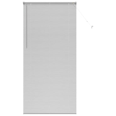 vidaXL Balkenjalousien Silber 220 x 100 cm Aluminium