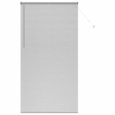 vidaXL Balkenjalousien Silber 220 x 110 cm Aluminium