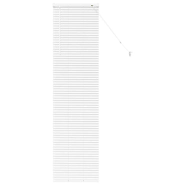 vidaXL Balkenjalousien Weiß 175 x 40 cm Aluminium