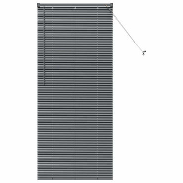 vidaXL Balkenjalousien Dunkelgrau 175 x 70 cm Aluminium