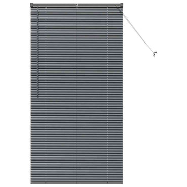 vidaXL Balkenjalousien Dunkelgrau 175 x 90 cm Aluminium