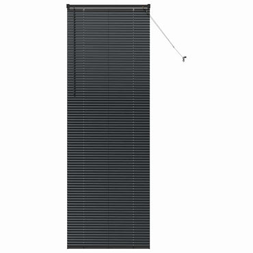 vidaXL Balkenjalousien Schwarz 220 x 70 cm Aluminium