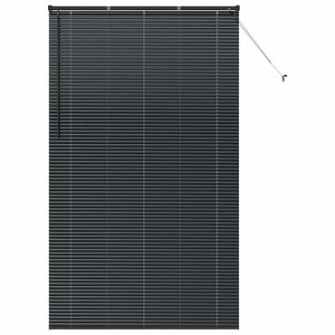 vidaXL Balkenjalousien Schwarz 220 x 130 cm Aluminium