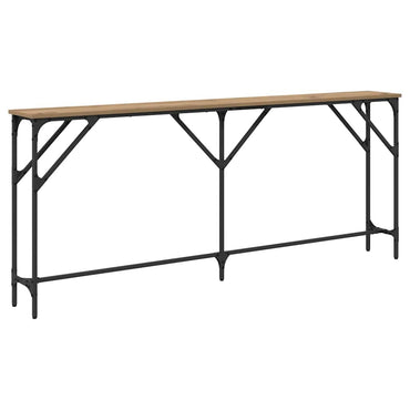 vidaXL Konsolentisch Artisan-Eiche 180 x 23 x 75 cm