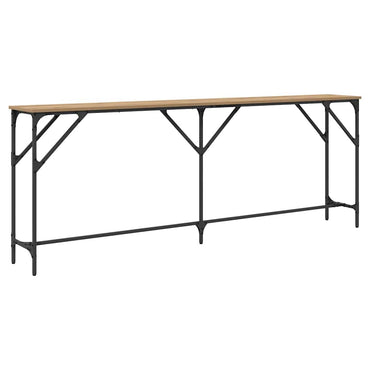 vidaXL Konsolentisch Artisan-Eiche 200 x 29 x 75 cm