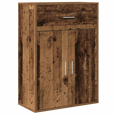 vidaXL Buffet avec tiroirs en bois de récupération 60 x 30 x 84 cm Bois d'ingénierie