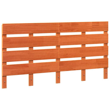 vidaXL Kopfteil Braun 140,5 x 3 x 80 cm Massives Kiefernholz
