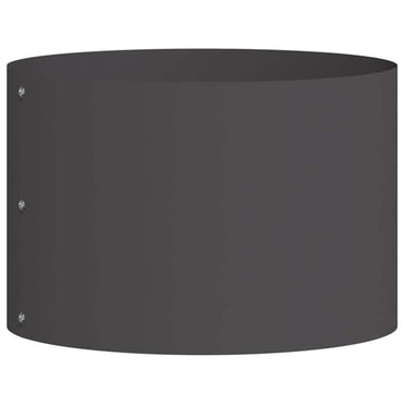 vidaXL Pflanzenring Schwarz 30 x 30 x 20 cm Kaltgewalzter Stahl