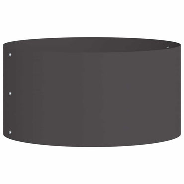 vidaXL Pflanzenring Schwarz 40 x 40 x 20 cm Kaltgewalzter Stahl