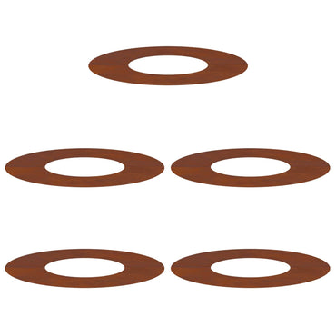 vidaXL geeignet für flache Baumringe 5 pcs Braun Ø30 / 60 cm