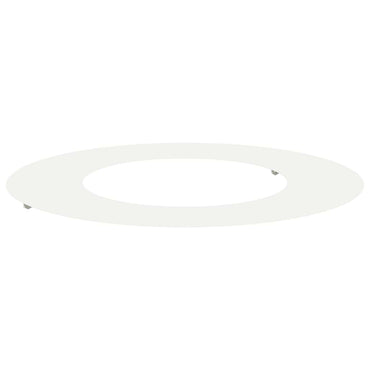 vidaXL geeignet für flachen Baumring Weiß Ø40 / 70 cm Stahl