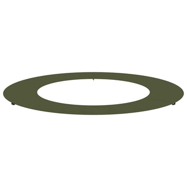 vidaXL geeignet für flachen Baumring Olivgrün Ø50 / 80 cm Stahl