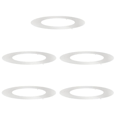 vidaXL geeignet für flache Baumringe 5 pcs Silber Ø50 / 80 cm Edelstahl