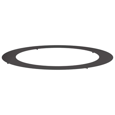 vidaXL geeignet für flachen Baumring Schwarz Ø90 / 120 cm Stahl