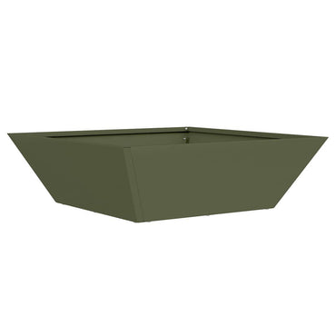 vidaXL Garten-Pflanzgefäß Olive Grün 50 x 50 x 15 cm