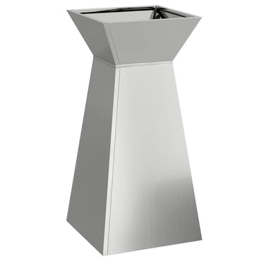 vidaXL Säulen Pflanzer Silber 35 x 35 x 73 cm