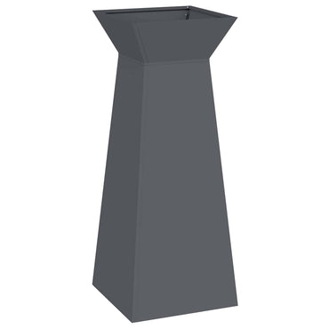 vidaXL Säulen Pflanzer Anthrazit 40 x 40 x 100 cm