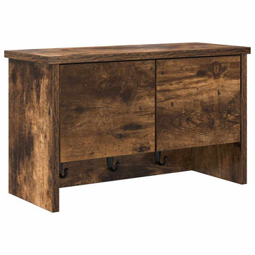 vidaXL Wandmontierter nachttisch Geräucherte Eiche 50 x 20 x 30 cm