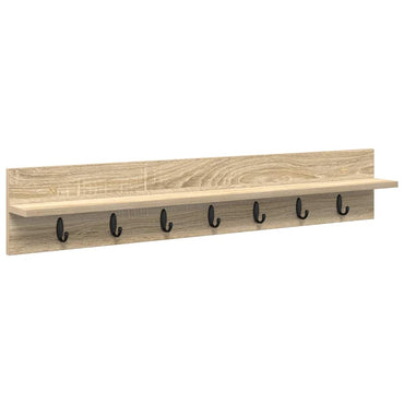 vidaXL Wandmontierter nachttisch Sonoma-Eiche 100 x 10,5 x 18 cm