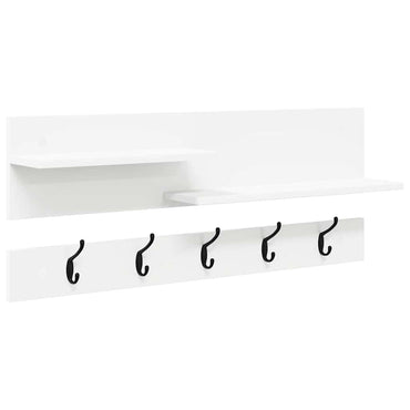 vidaXL Wandmontierter nachttisch Weiß 90 x 15 x 36 cm Holzwerkstoff