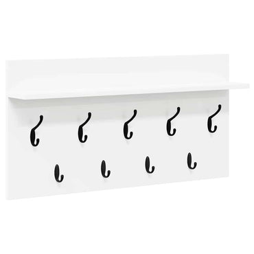 vidaXL Wandmontierter nachttisch Weiß 80 x 40 x 12 cm Holzwerkstoff