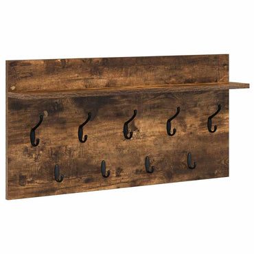 vidaXL Wandmontierter nachttisch Geräucherte Eiche 80 x 40 x 12 cm