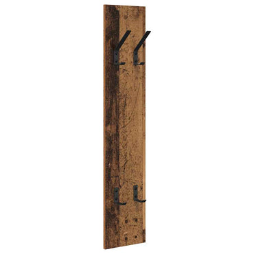 vidaXL Wandmontierter Kleiderständer Altholz 20 x 1,5 x 100 cm