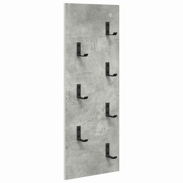 vidaXL Wandmontierter nachttisch Beton Grau 30 x 1,5 x 80 cm