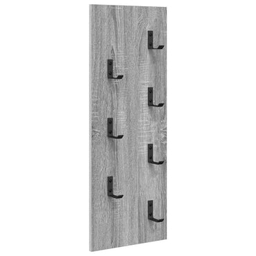 vidaXL Wandmontierter nachttisch Graues Sonoma 30 x 1,5 x 80 cm