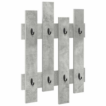 vidaXL Table de chevet murale gris béton 60 x 3 x 82 cm