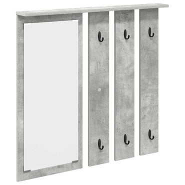 vidaXL Wandmontierter Kleiderständer Betongrau 84 x 10 x 80 cm