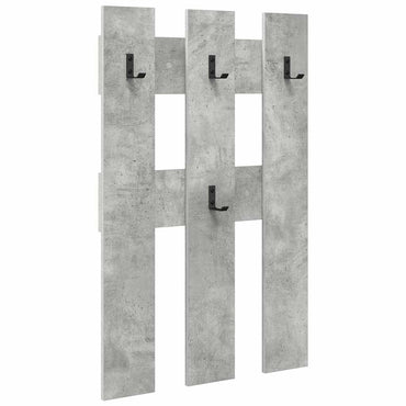 vidaXL Table de chevet murale Gris béton 65 x 3 x 100 cm