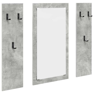 vidaXL Wandmontierter nachttisch Beton Grau 96 x 1,5 x 90 cm